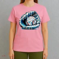 Baseball Home Plate Drip  T-Shirt thumb 4