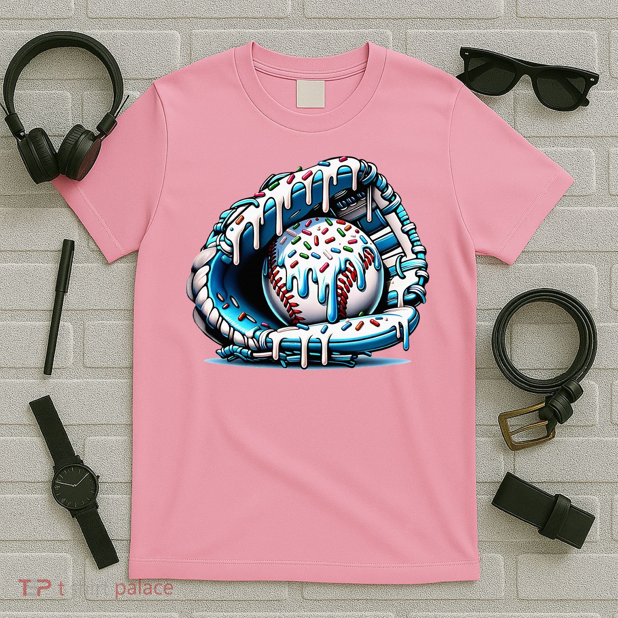 Baseball Home Plate Drip  T-Shirt