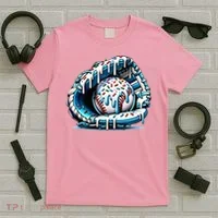 Baseball Home Plate Drip  T-Shirt thumb 5