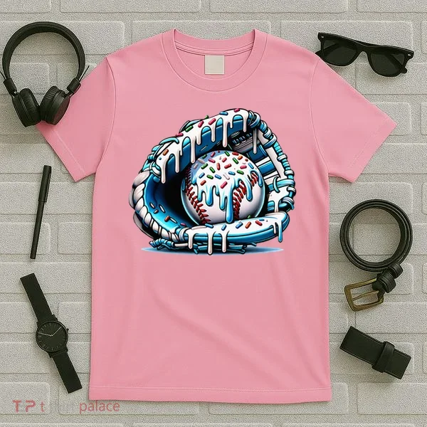 Baseball Home Plate Drip  T-Shirt