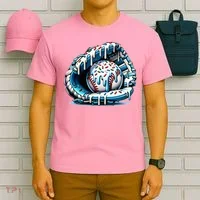 Baseball Home Plate Drip  T-Shirt thumb 6