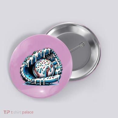 Baseball Home Plate Drip  Button