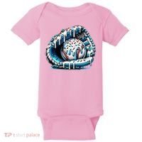 Baseball Home Plate Drip  Baby Bodysuit thumb 0