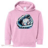 Baseball Home Plate Drip  Toddler Hoodie thumb 0
