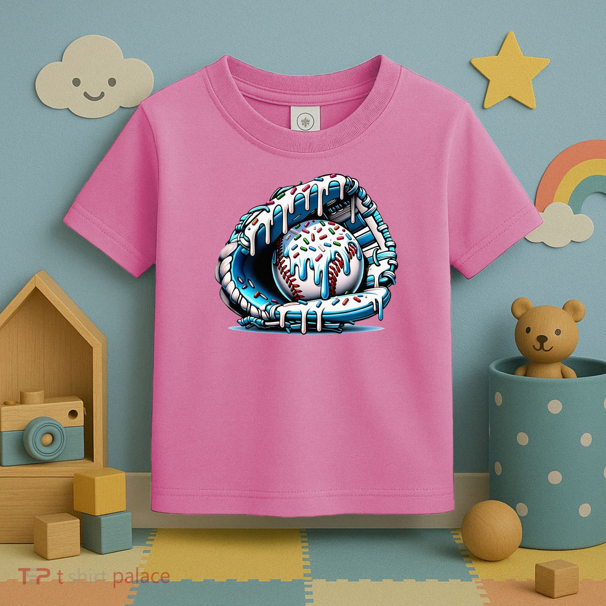 Baseball Home Plate Drip  Toddler T-Shirt