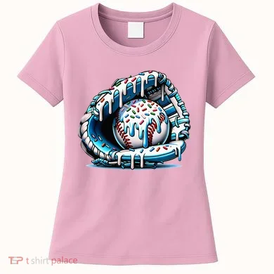 Baseball Home Plate Drip Women's T-Shirt