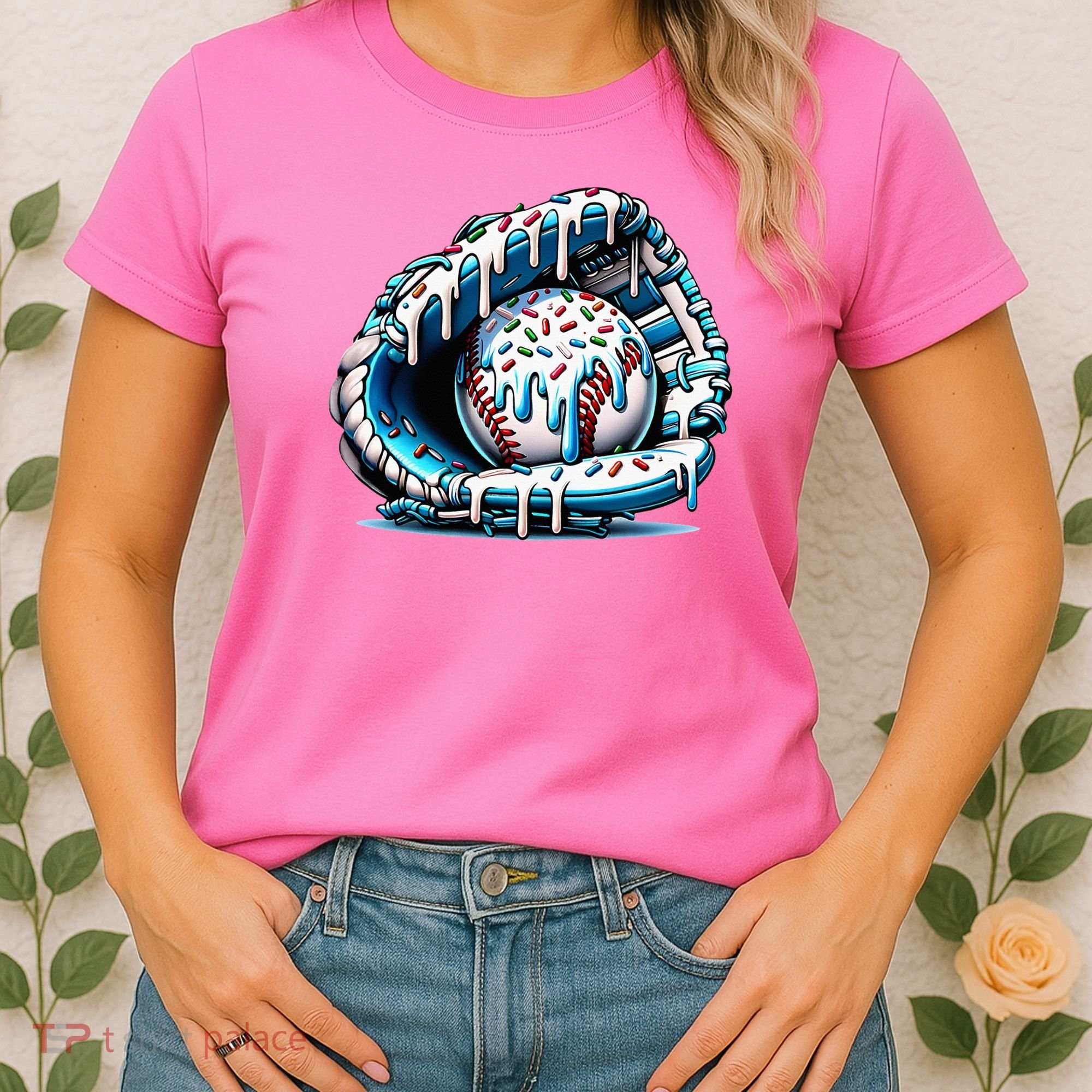 Baseball Home Plate Drip  Women's T-Shirt