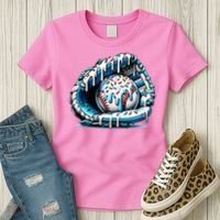 Baseball Home Plate Drip  Women's T-Shirt thumb 3