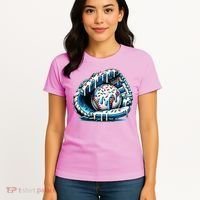 Baseball Home Plate Drip  Women's T-Shirt thumb 4