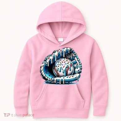 Baseball Home Plate Drip  Kids Hoodie