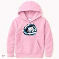 Baseball Home Plate Drip  Kids Hoodie thumb 0