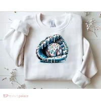Baseball Home Plate Drip  Sweatshirt thumb 2