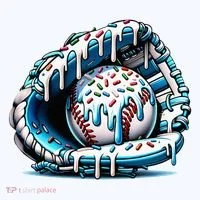 Baseball Home Plate Drip  Sweatshirt thumb 3