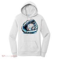Baseball Home Plate Drip  Women's Hoodie thumb 0