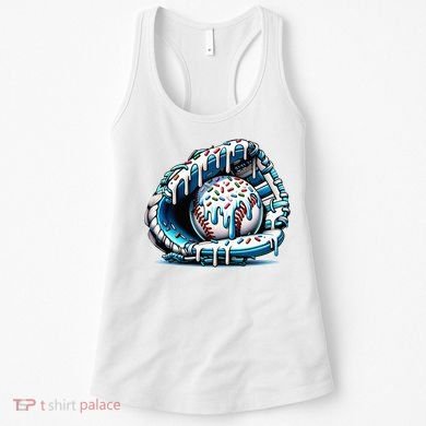 Baseball Home Plate Drip  Women's Tank Top