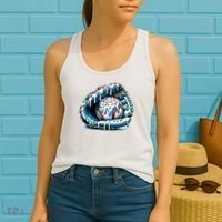 Baseball Home Plate Drip  Women's Tank Top thumb 2