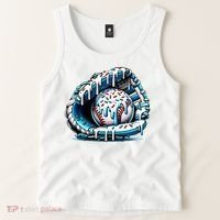 Baseball Home Plate Drip  Tank Top thumb 2