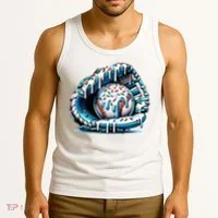 Baseball Home Plate Drip  Tank Top thumb 3