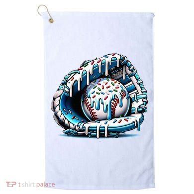 Baseball Home Plate Drip  Golf Towel