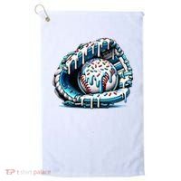 Baseball Home Plate Drip  Golf Towel thumb 0