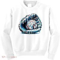 Baseball Home Plate Drip  Kids Sweatshirt thumb 0