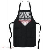 Baseball Home Plate Drip For Respect The Drip Ice Cream Apron thumb 0