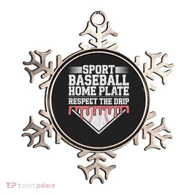 Baseball Home Plate Drip For Respect The Drip Ice Cream Ornament