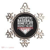 Baseball Home Plate Drip For Respect The Drip Ice Cream Ornament thumb 0