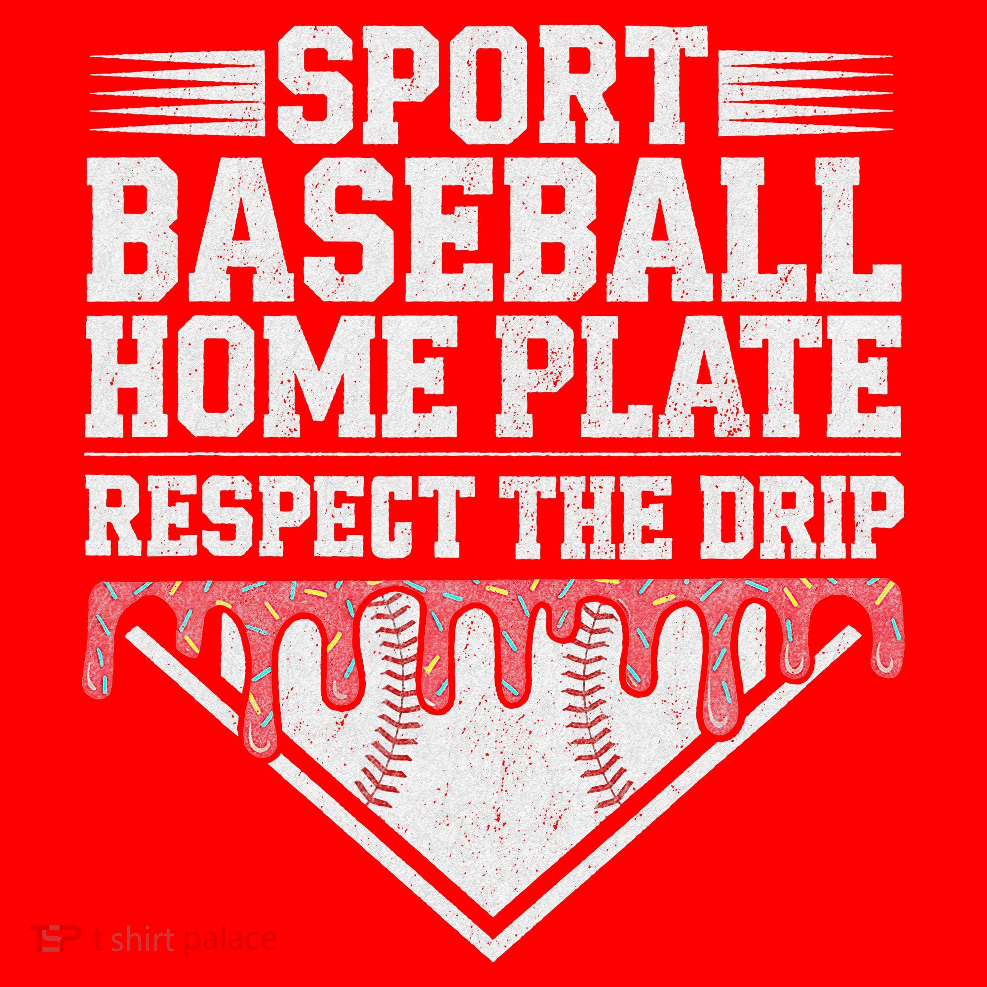 Baseball Home Plate Drip For Respect The Drip Ice Cream Santa Hat