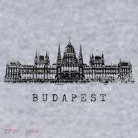 Budapest Hungarian Parliament Retro Skyline I Love Budapest Women's Sweatshirt thumb 2