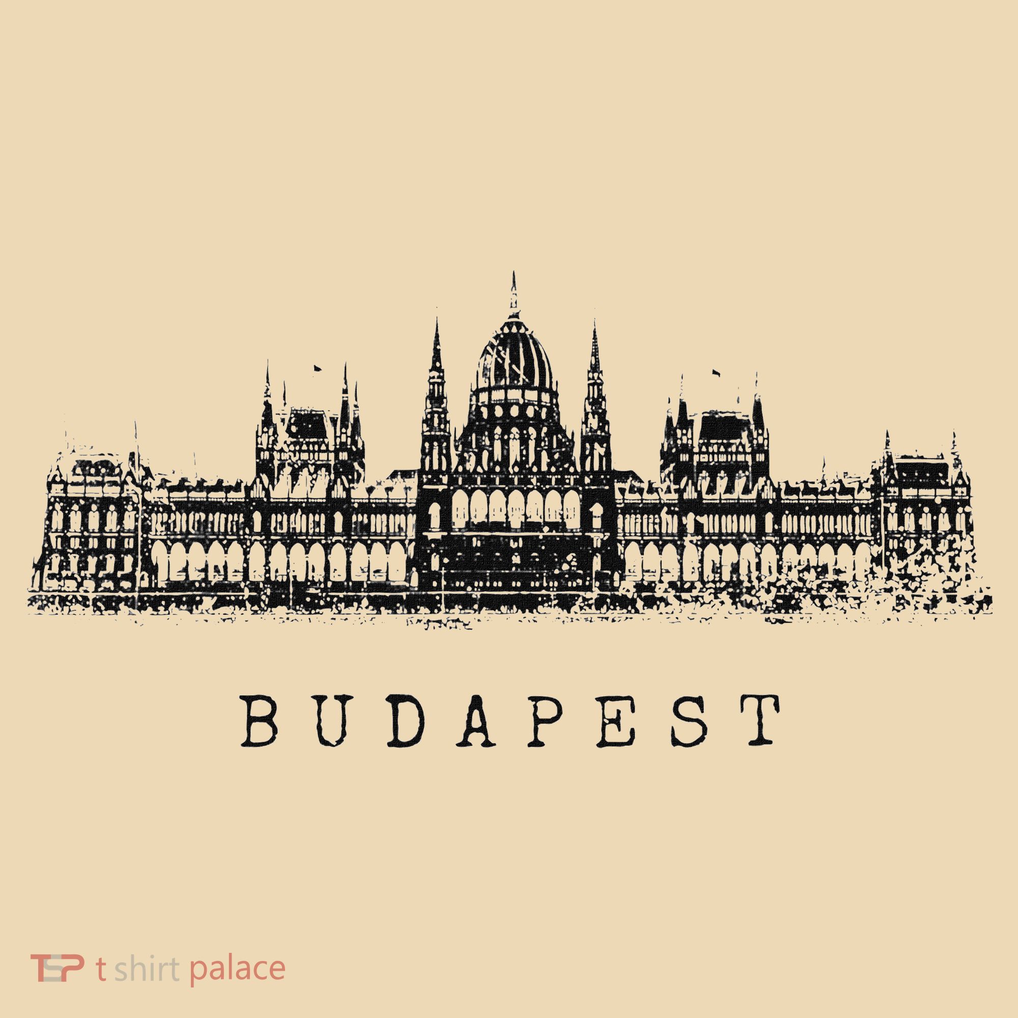 Budapest Hungarian Parliament Retro Skyline I Love Budapest Tote Bag