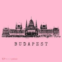 Budapest Hungarian Parliament Retro Skyline I Love Budapest Coaster thumb 2