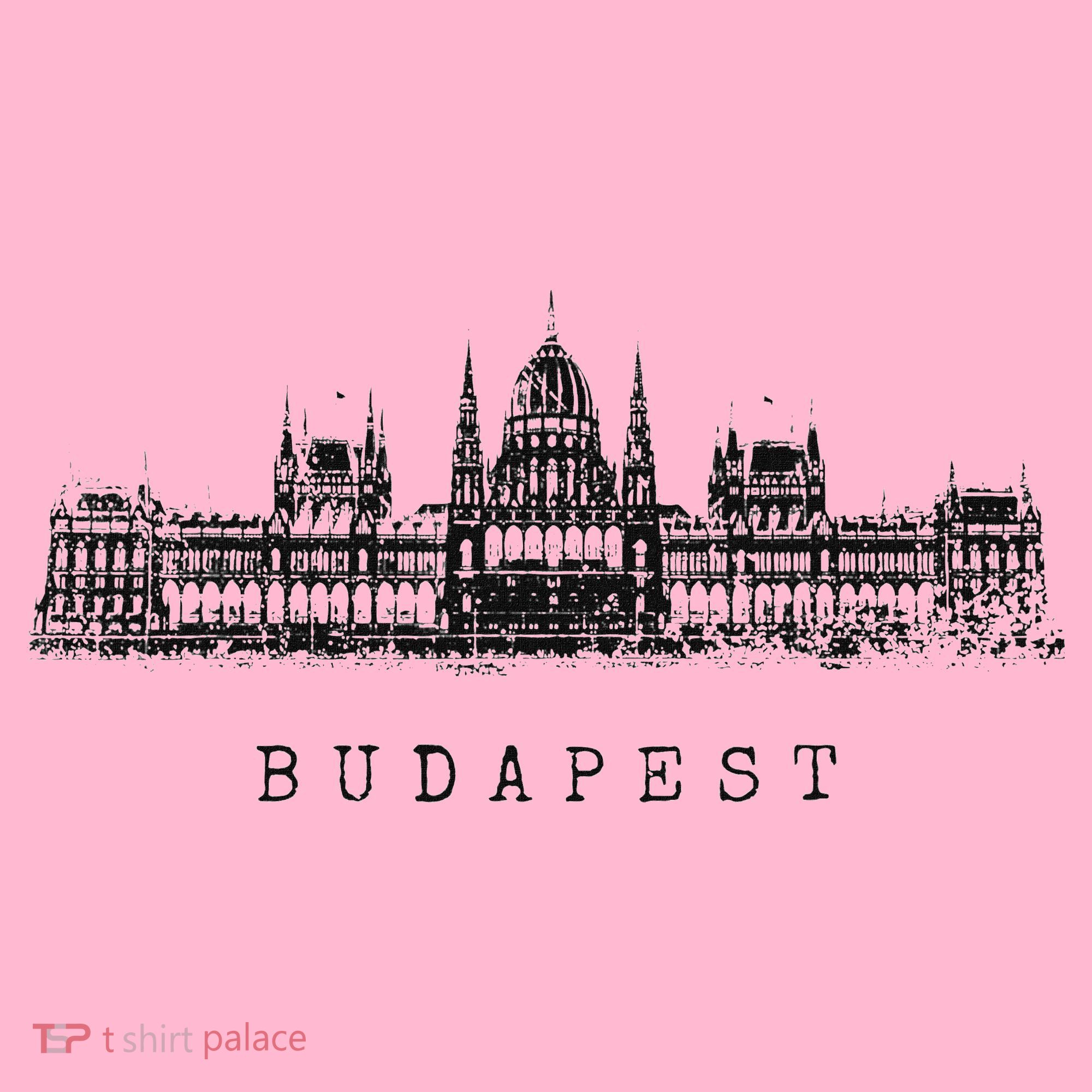 Budapest Hungarian Parliament Retro Skyline I Love Budapest Coaster