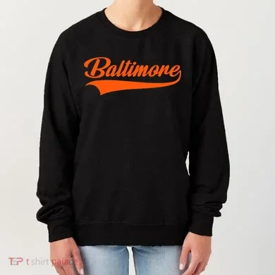 Baltimore Hometown Pride Md Throwback Design Women's Sweatshirt