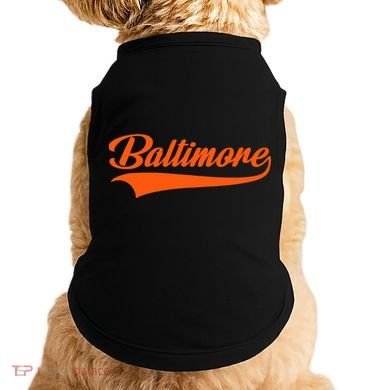 Baltimore Hometown Pride Md Throwback Design Doggie Tank