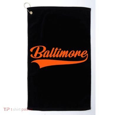 Baltimore Hometown Pride Md Throwback Design Golf Towel