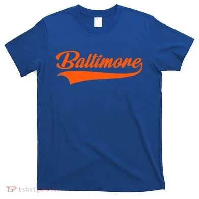 Baltimore Hometown Pride Md Throwback Design T-Shirt