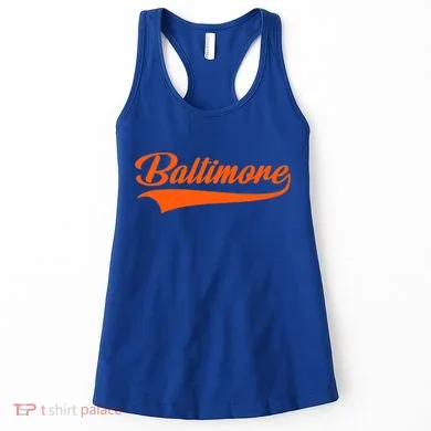 Baltimore Hometown Pride Md Throwback Design Women's Tank Top