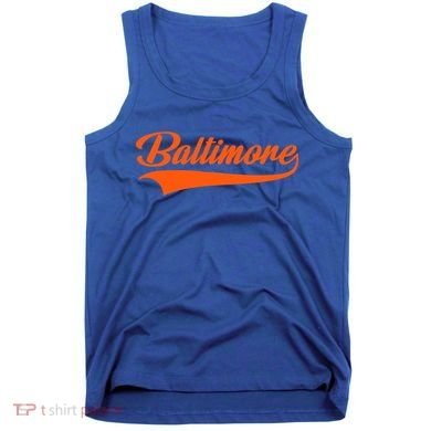 Baltimore Hometown Pride Md Throwback Design Tank Top