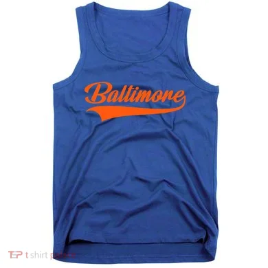 Baltimore Hometown Pride Md Throwback Design Tank Top