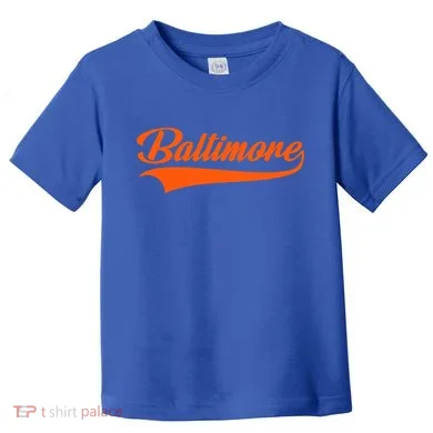Baltimore Hometown Pride Md Throwback Design Toddler T-Shirt