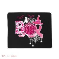 Boo Halloween Pumpkin Pink Ribbon Witch Ghost Breast Cancer Mousepad thumb 0