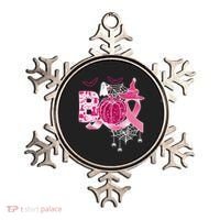 Boo Halloween Pumpkin Pink Ribbon Witch Ghost Breast Cancer Ornament thumb 0