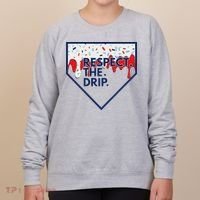 B.A.S.E.B.A.L.L Home Plate Drip For Ice Cream Spinkle Women's Sweatshirt thumb 0