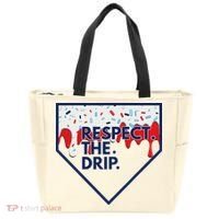B.A.S.E.B.A.L.L Home Plate Drip For Ice Cream Spinkle Tote Bag thumb 0