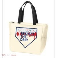 B.A.S.E.B.A.L.L Home Plate Drip For Ice Cream Spinkle Tote Bag thumb 3