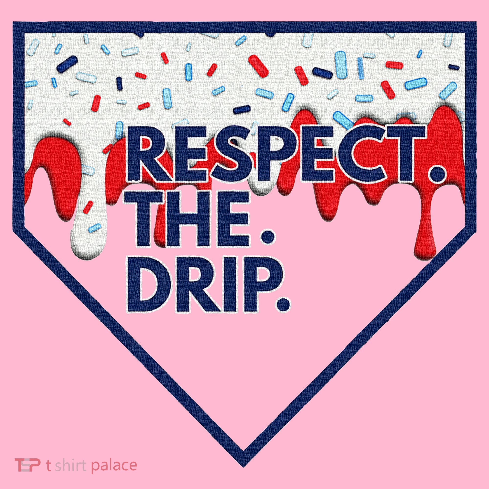 B.A.S.E.B.A.L.L Home Plate Drip For Ice Cream Spinkle Coaster