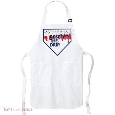 B.A.S.E.B.A.L.L Home Plate Drip For Ice Cream Spinkle Apron