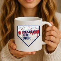 B.A.S.E.B.A.L.L Home Plate Drip For Ice Cream Spinkle Coffee Mug thumb 3
