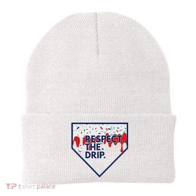 B.A.S.E.B.A.L.L Home Plate Drip For Ice Cream Spinkle Beanie